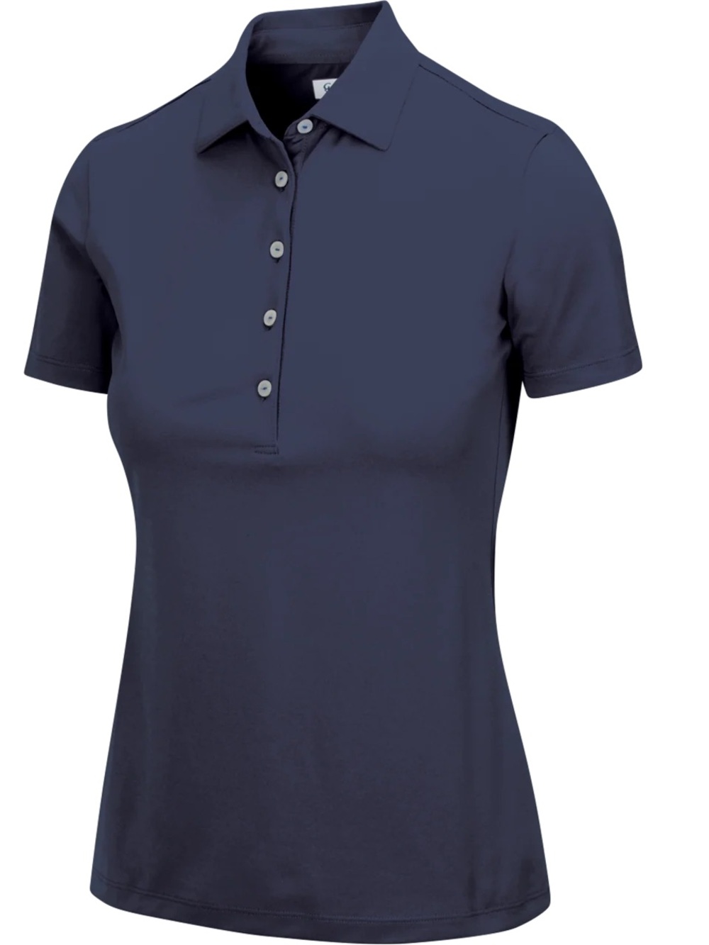 Greg Norman Women’s Navy Blue Play Dry Golf Polo Shirt Size M Performance Stretc